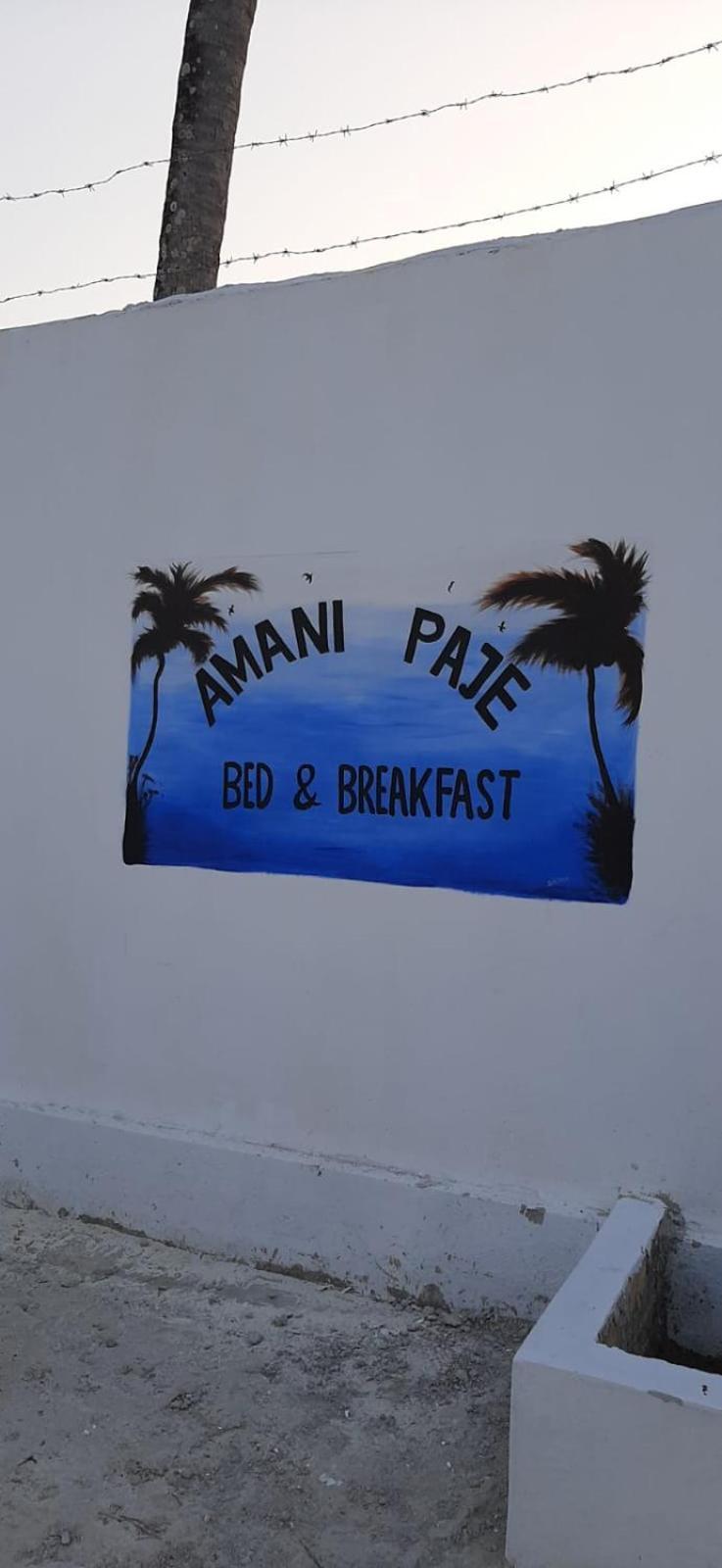 Amani Hotel Paje Eksteriør billede
